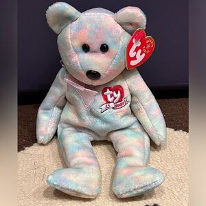 Ty Beanie Baby Bear - Celebrate (15 Years)